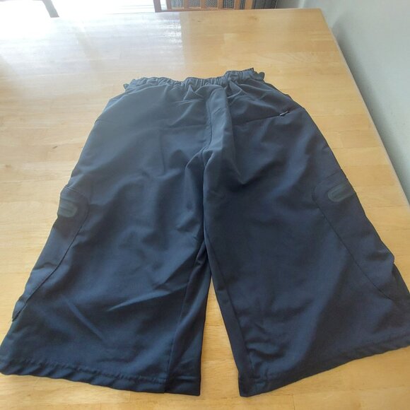 Men's Mountain Bike Shorts Breathable Loose Fit Black Multi Pockets Size Small - Picture 5 of 14